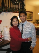 At Derek & Rowena de la Cruz home, Rancho Cucamonga, CA, December 31, 2005 (PC310775)