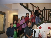 At Derek & Rowena de la Cruz home, Rancho Cucamonga, CA, December 31, 2005 (PC310794)